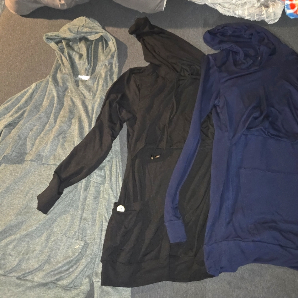 Lot of 3 nursing hoodies
